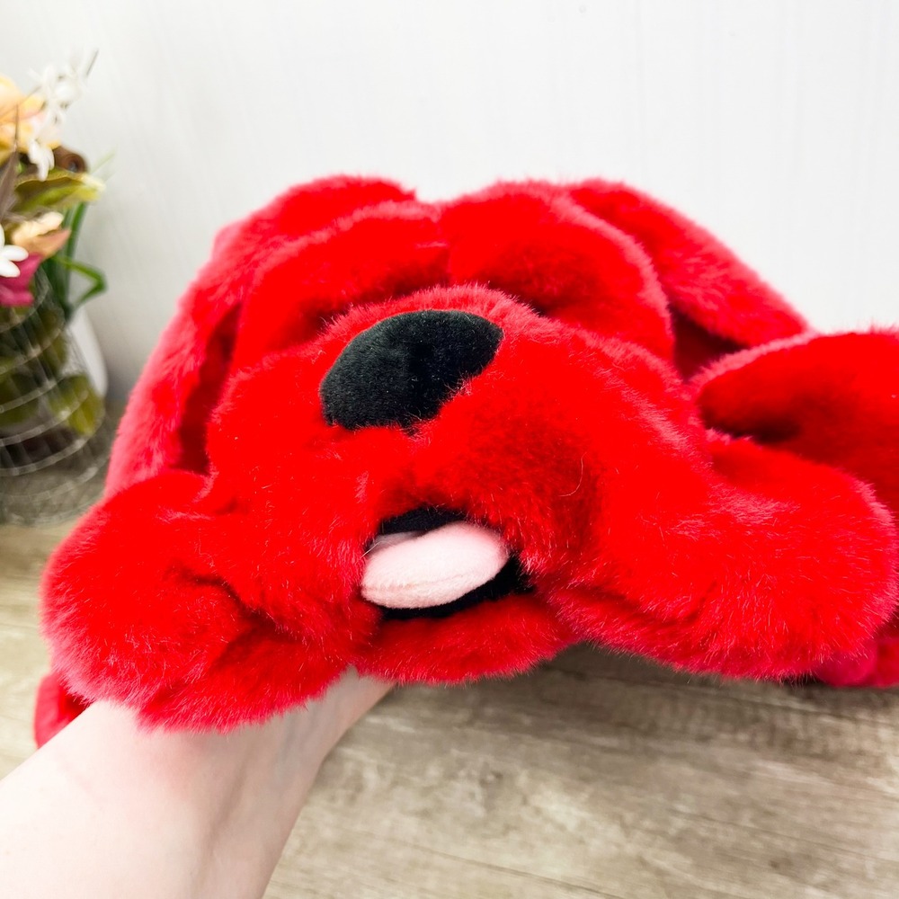 Kids of America Red Plush Dog Floppy Stuffed Animal Pink Bow 2003 Vintage 17in - Picture 11 of 11